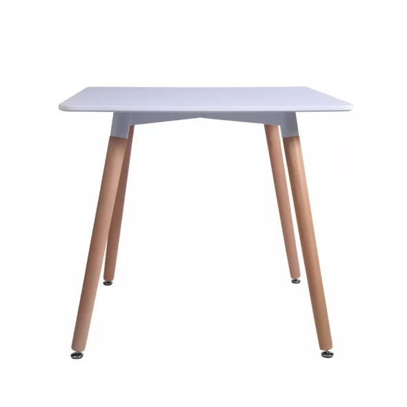 Mesa Cuadrada de Comedor Eames - Blanca -