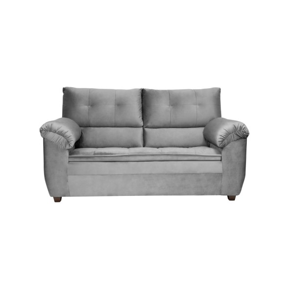 Sofa Liverpool 2C Felpa Gris Claro