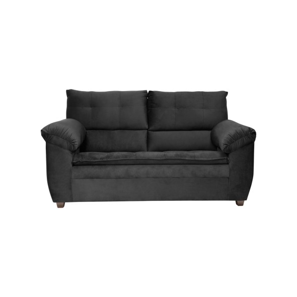 Sofa Liverpool 2C Felpa Negro