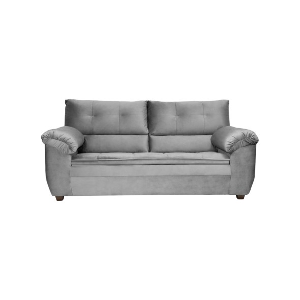 Sofa Liverpool 3C Felpa Gris Claro