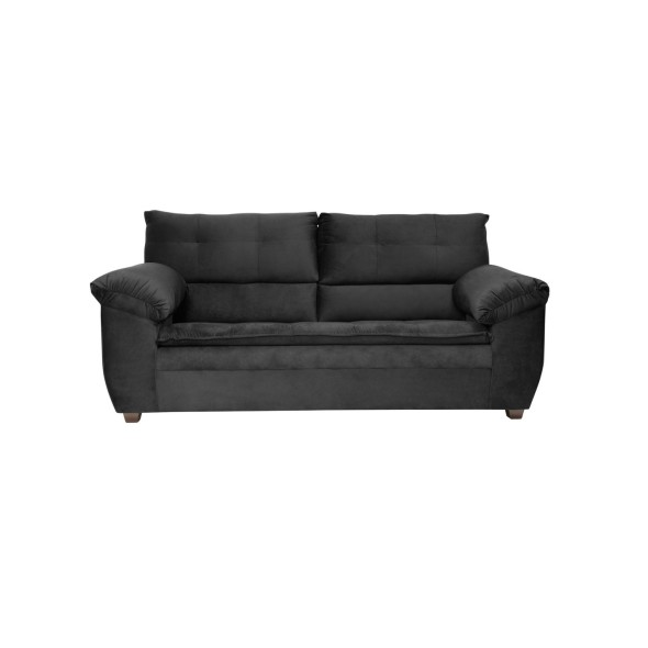 Sofa Liverpool 3C Felpa Negro