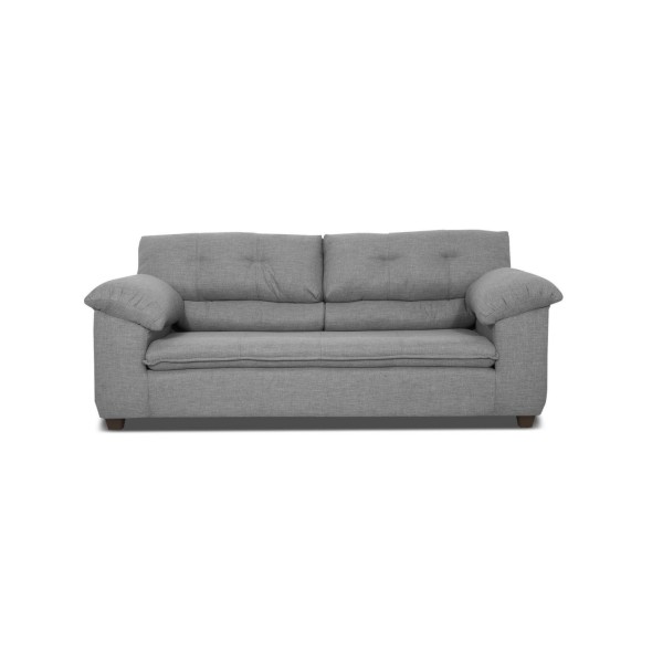 Sofa Liverpool 3C Tela Gris Claro