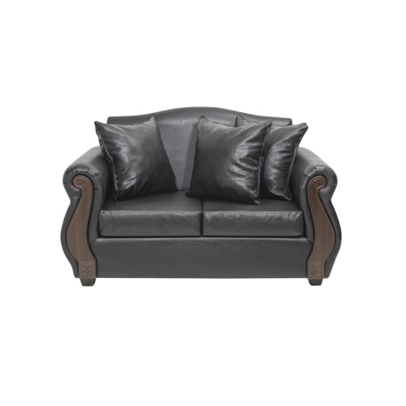 Sofa 2 Cuerpos New Bugambilia PU Negro