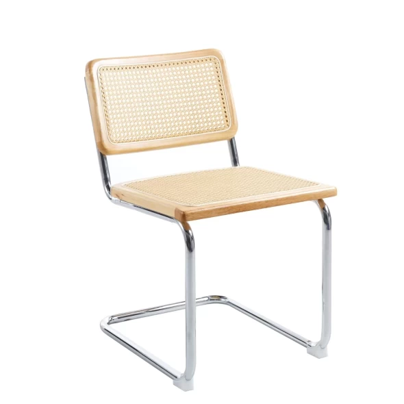 Silla Breuer Madera y Rattan - Madera -