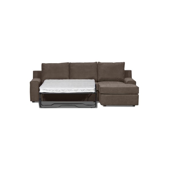 Seccional Cama Burano Derecho 133 cm Chocolate