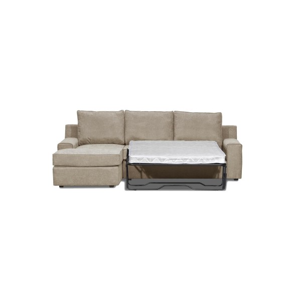 Seccional Cama Burano Izquierdo 133 cm Beige