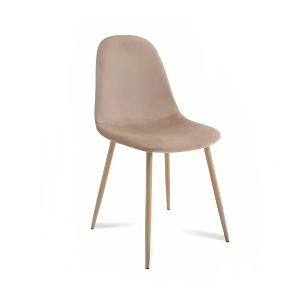 Silla Spoon Velvet - Beige -