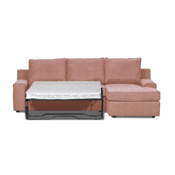 Seccional Cama Burano Derecho 133 cm Rosa