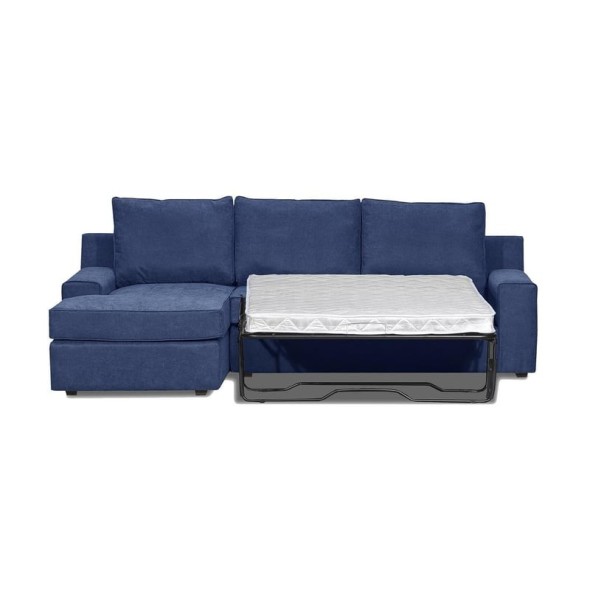 Seccional Cama Burano Izquierdo 133 cm Azul