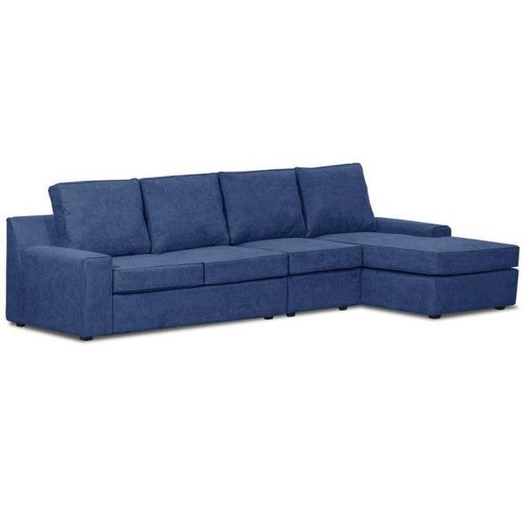 Seccional Cama Burano XL Derecho 133 cm Azul