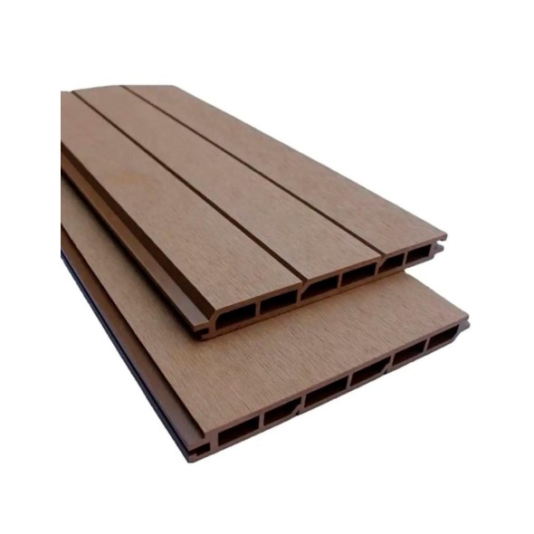 Pack de 5 Revestimientos Siding WPC exterior Color Madera Oscura