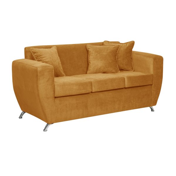 Sofa 3 Cuerpos Chicago Felpa - Imagen 7