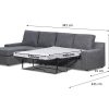 Seccional Cama Burano XL Izquierdo 133 - Imagen 4