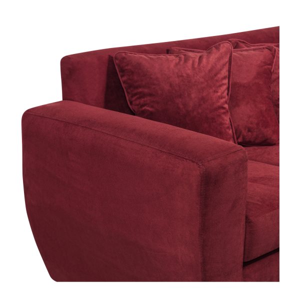 Sofa 3 Cuerpos Chicago Felpa - Imagen 2